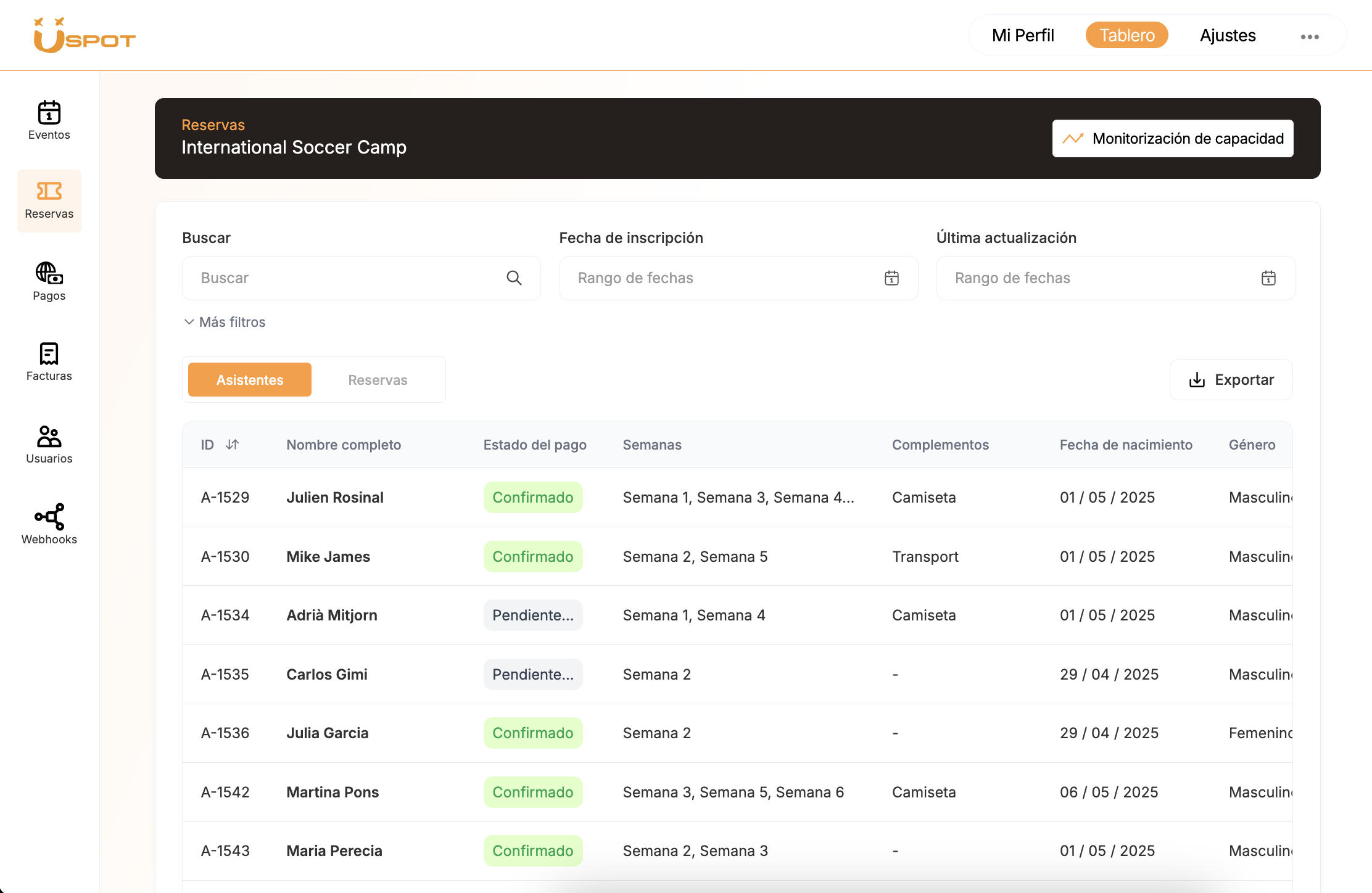 Live Dashboard